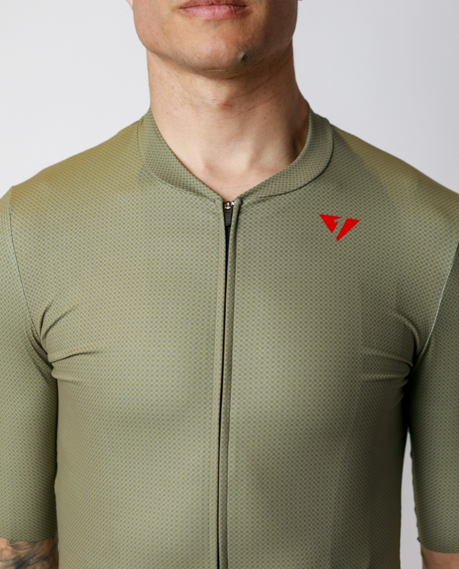 Men's ProSpec Rouleur HZ Jersey | Olive Green CF