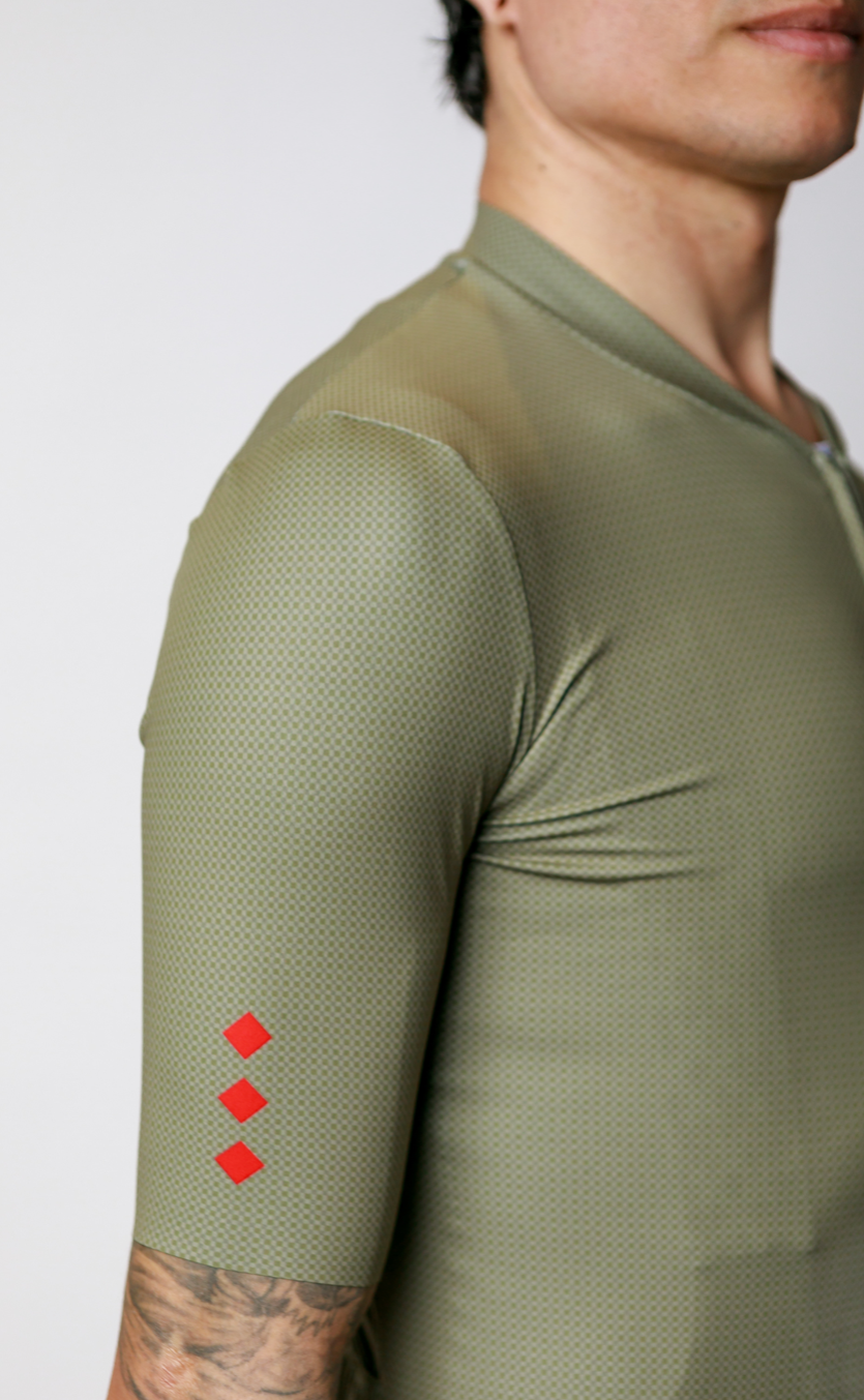 Men's ProSpec Rouleur HZ Jersey | Olive Green CF