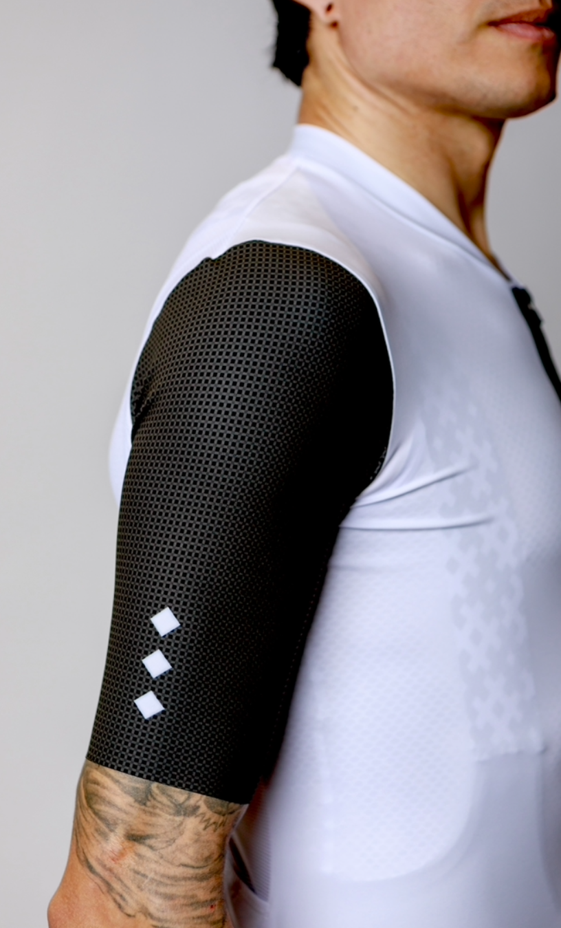 Men's ProSpec Rouleur SZ Jersey | TEAM ISSUE | WHITE with black CF