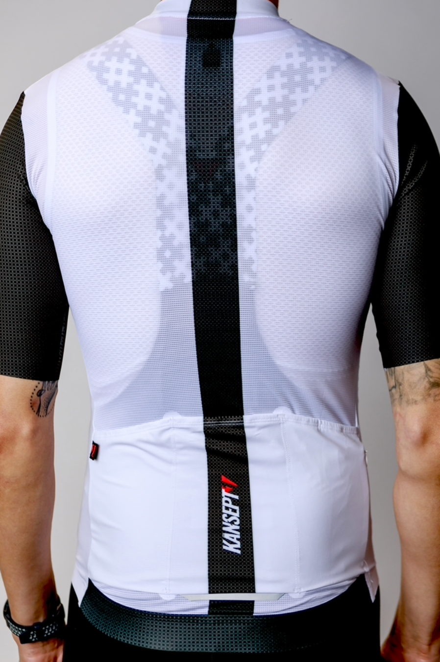 Men's ProSpec Rouleur SZ Jersey | TEAM ISSUE | WHITE with black CF