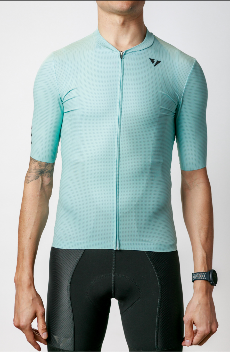 Men's ProSpec Rouleur HZ Jersey | Celeste Green CF