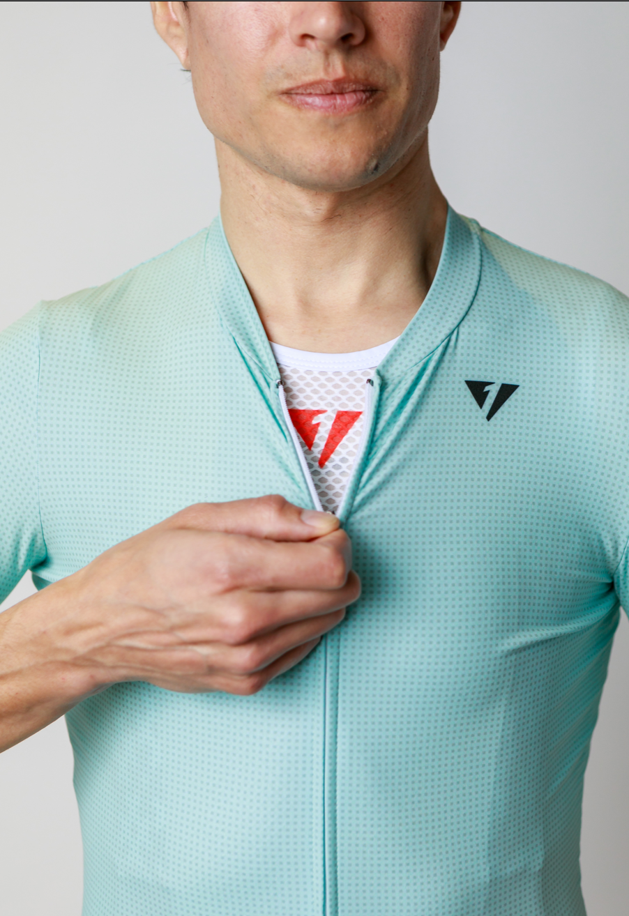 Men's ProSpec Rouleur HZ Jersey | Celeste Green CF