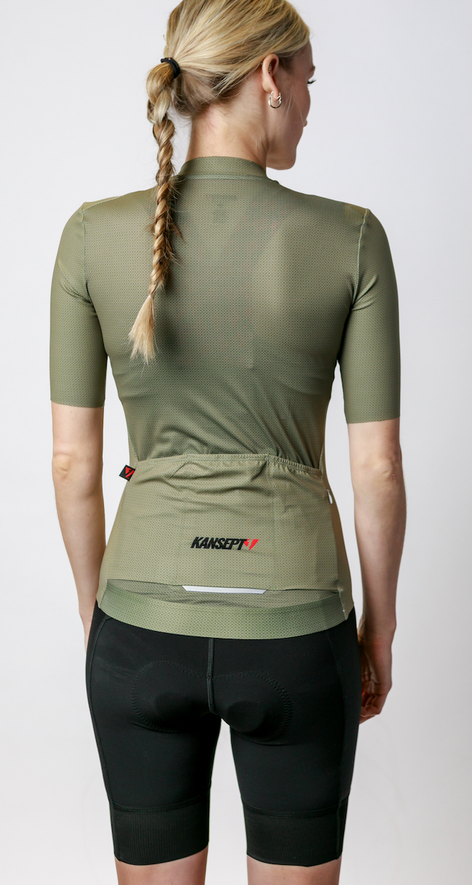 Women's ProSpec Rouleur HZ Jersey | Olive Green CF