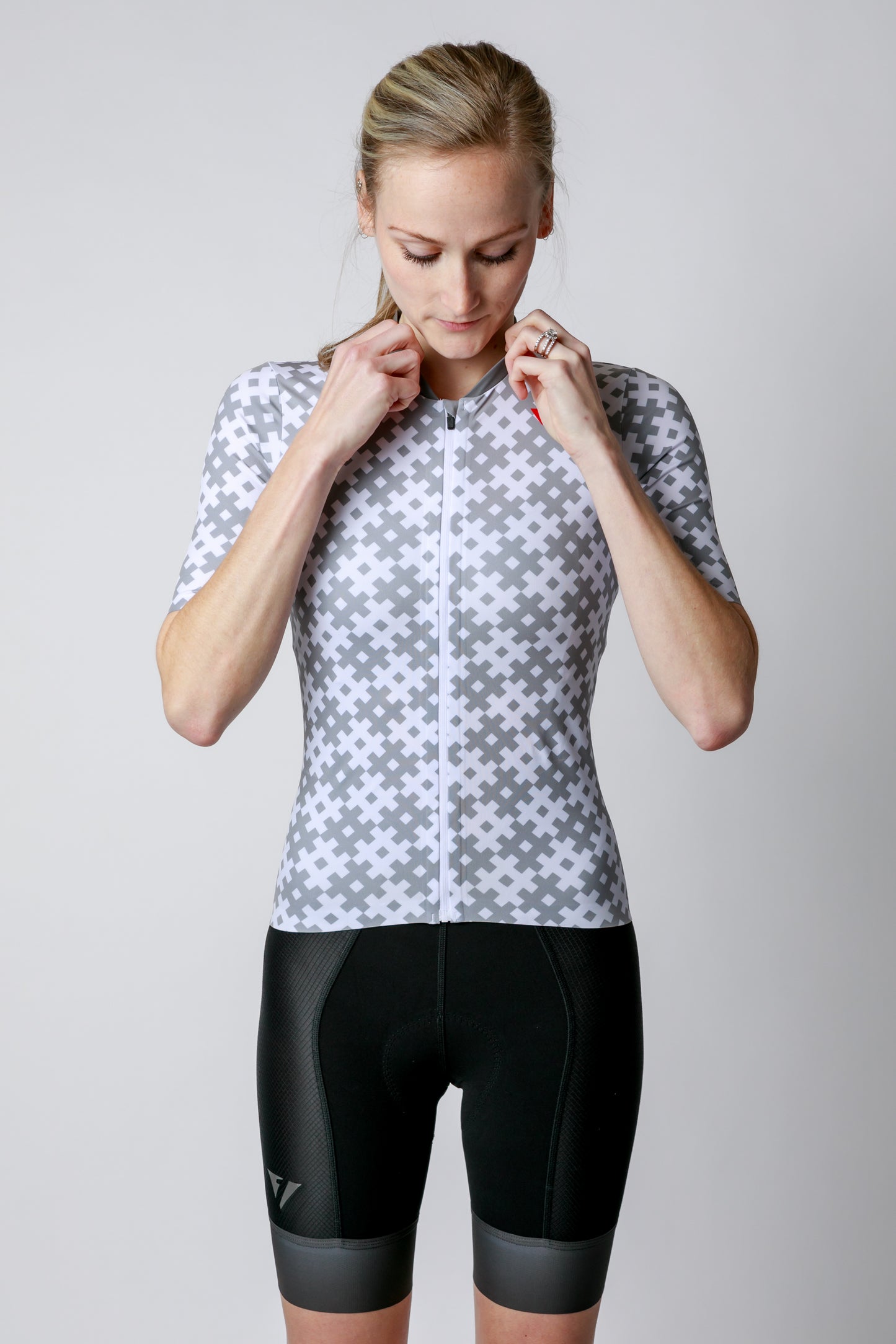 Women's ProSpec Rouleur SZ Jersey | #HashTag | Tarmac Gray/White