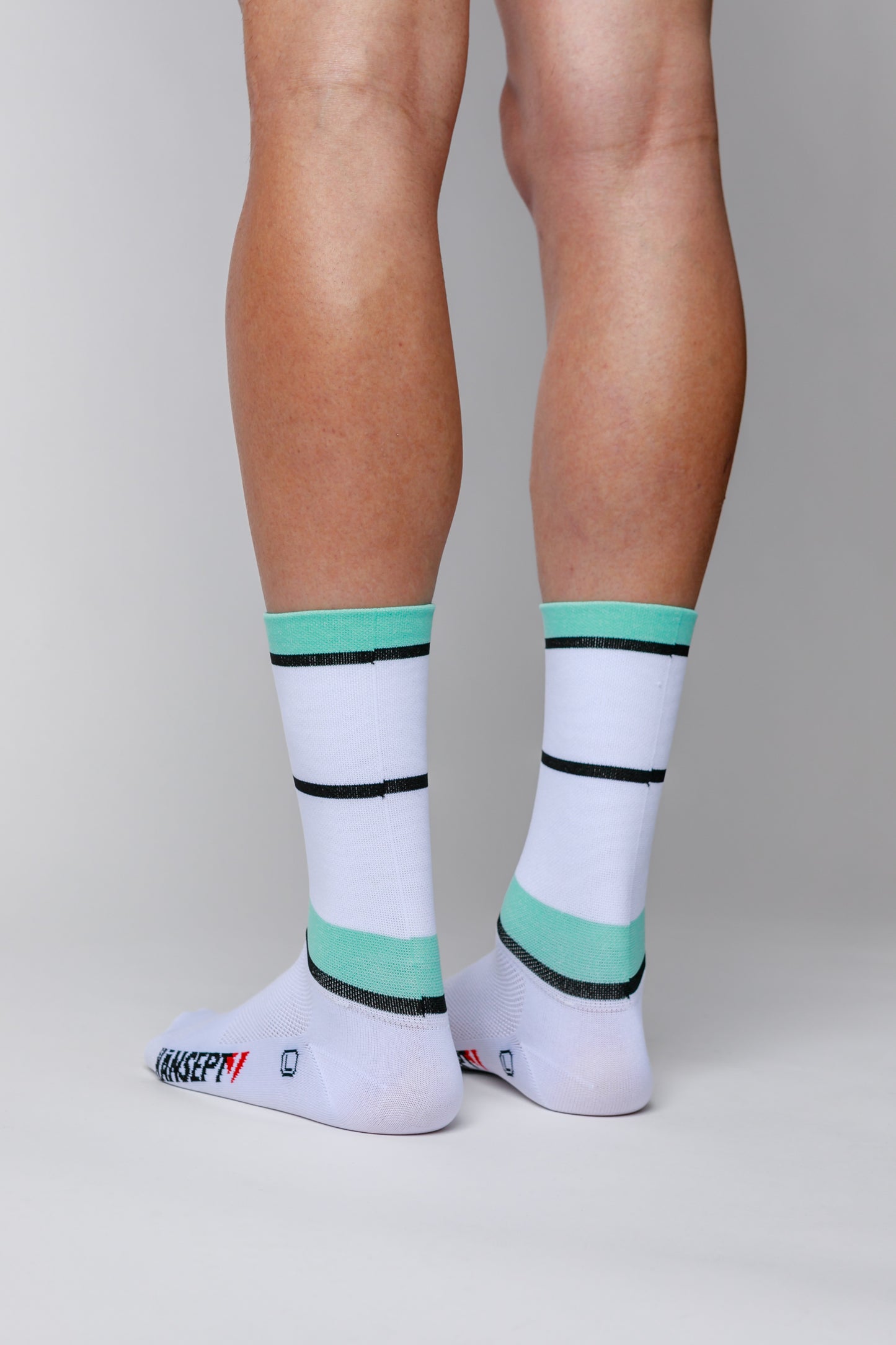 3 PACK ProSpec Rouleur Sock | Squadra Stripes white/celeste/black | 3 pack bundle*