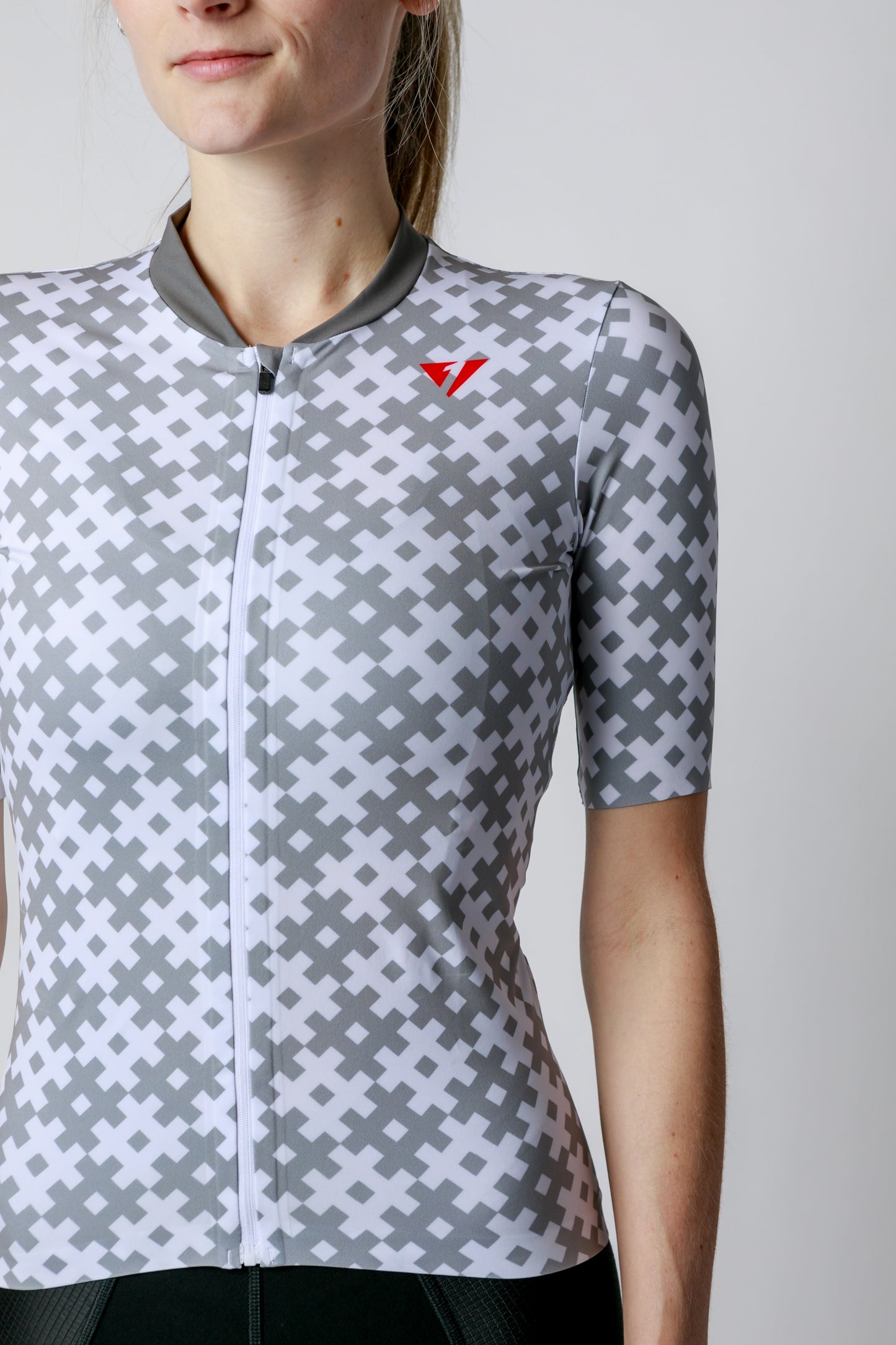 Women's ProSpec Rouleur SZ Jersey | #HashTag | Tarmac Gray/White