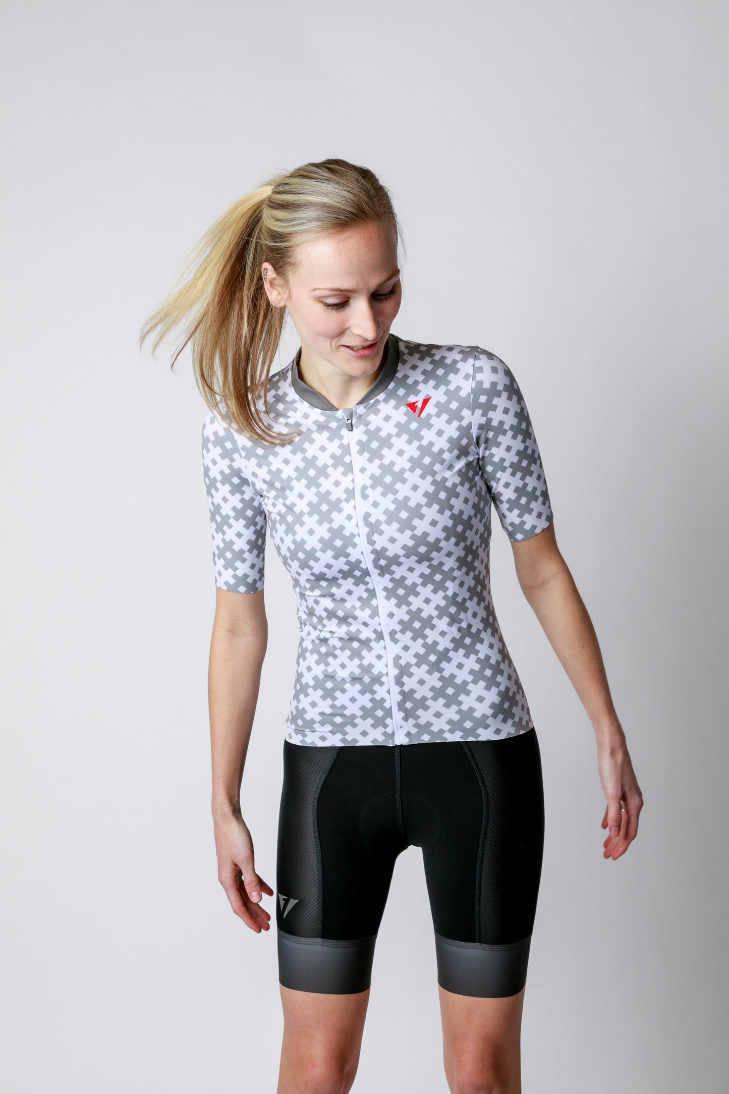 Women's ProSpec Rouleur SZ Jersey | #HashTag | Tarmac Gray/White