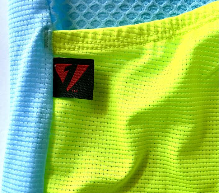 Women's ProSpec Ventoux Jersey | COLORBLOCK print | Tiffany BLUE/HiViz Yellow