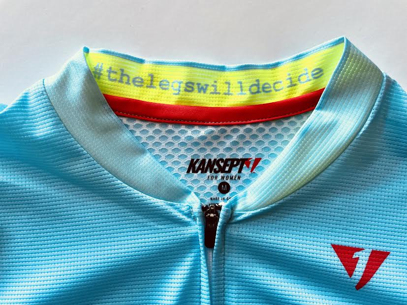 Women's ProSpec Ventoux Jersey | COLORBLOCK print | Tiffany BLUE/HiViz Yellow