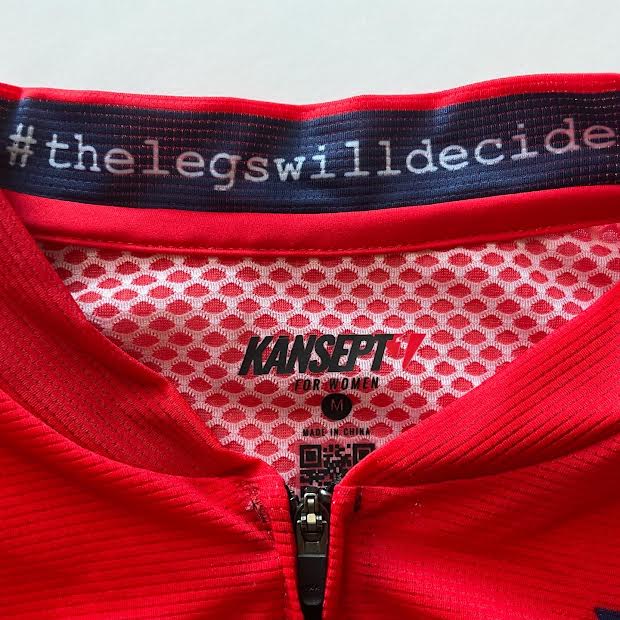 Women's ProSpec Ventoux Jersey | GRADIENT print | Flamme Rouge RED/Midnight BLUE