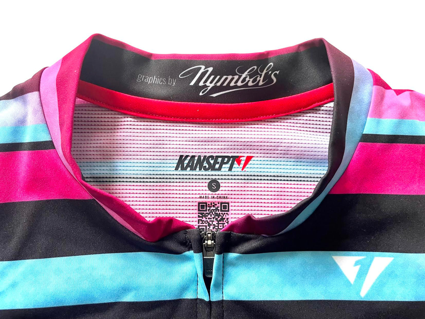 Women's ProSpec Rouleur HZ Jersey | EPYC Supporters | Sportivo stripes in Bright Blue + Hot Pink + Obsidian Black
