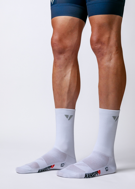 ProSpec Rouleur Socks | RaceDay | Stealth White