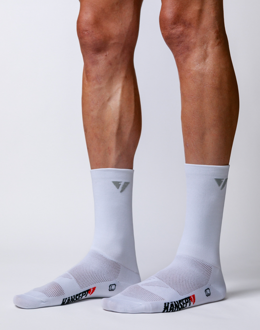 ProSpec Rouleur Socks | RaceDay | Stealth White