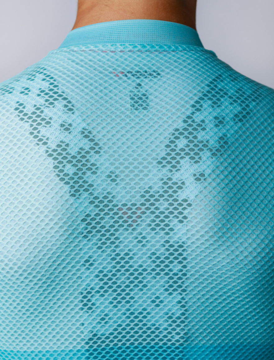 Men's ProSpec Ventoux Jersey | ZONAL print | Tiffany Blue/Pacific BLUE