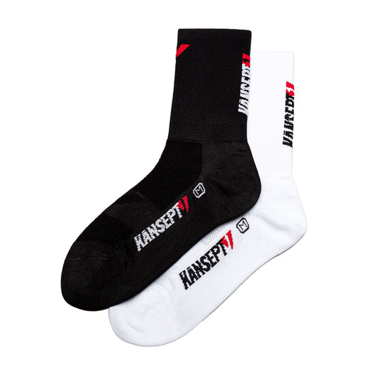 2 PACK ProSpec Rouleur Sock | Team Issue B+W | 2 pack bundle*